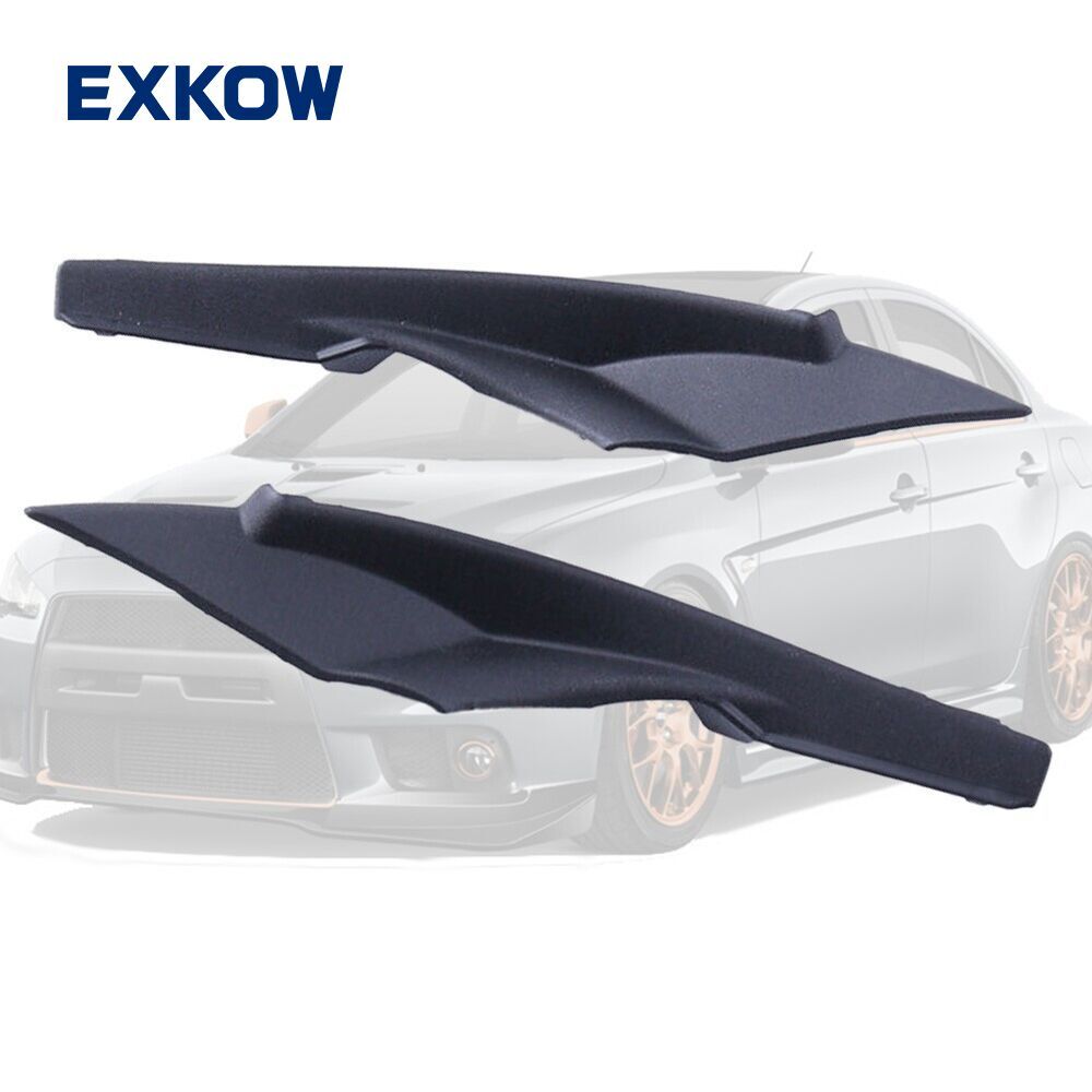 Pair Front Deck Cover Panel fit for Mitsubishi Lancer Evo 2008-2017