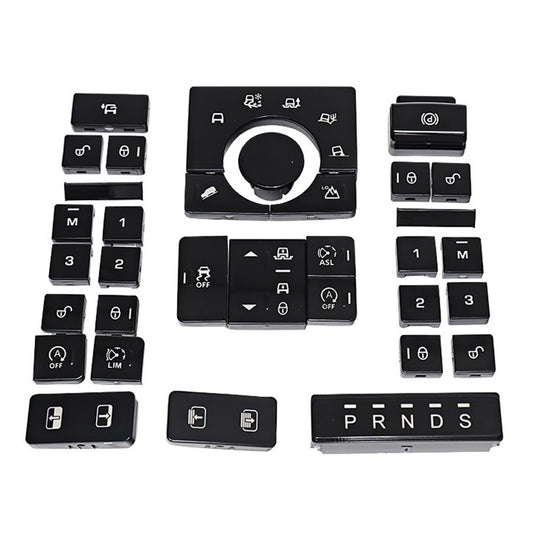 Car Terrain Mode Switch Center Console Button Cover for Land Rover L405 2013-17