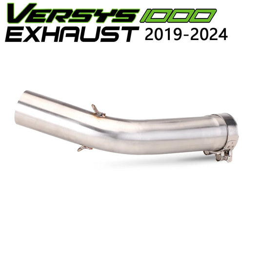 for Kawasaki 1000 (2019-2024) 51mm Stainless Mid Pipe Slip-On Exhaust