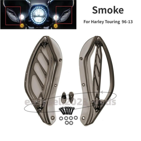 Adjustable Side Wing Air Deflector Fairing for Harley Electra Street Glide96-13