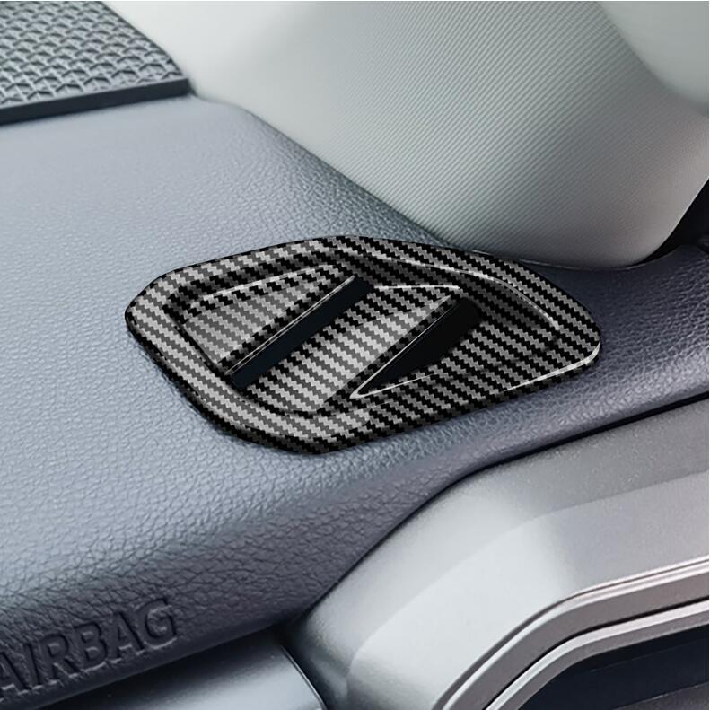 Carbon fiber exterior trim for Toyota Tenderra 2022-2024 car dashboard vent cover