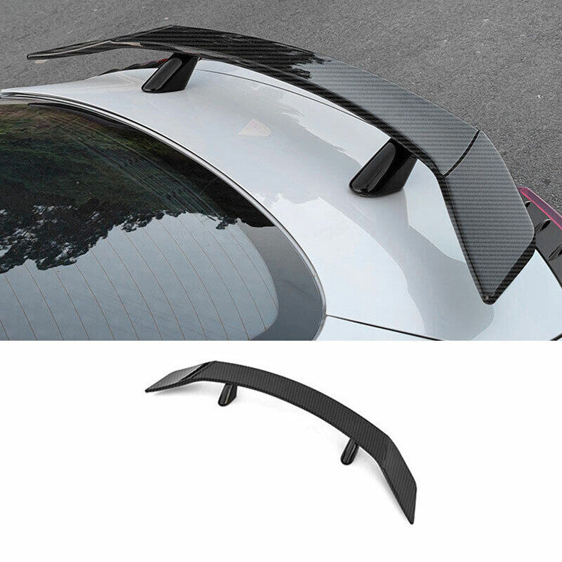 for Hyundai Sonata 2020-2023 Carbon Fiber Rear Tail Trunk Spoiler Wing Lip Trim