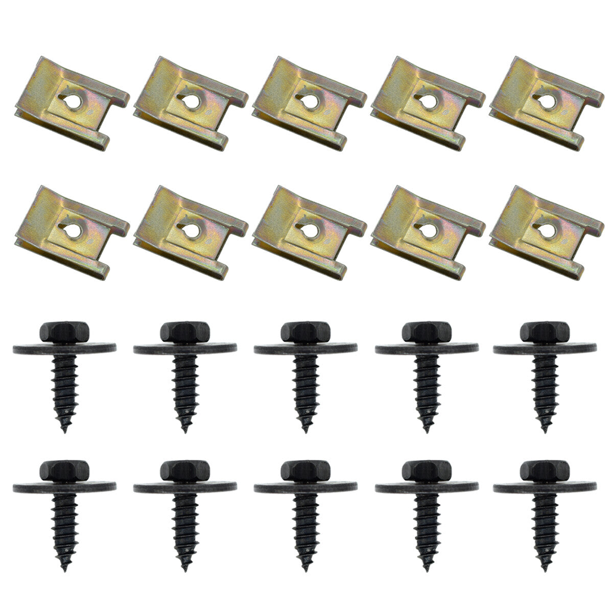 20 for BMW U-Nut Hex Screws Wheel Run Underride Protection Underfloor Clips