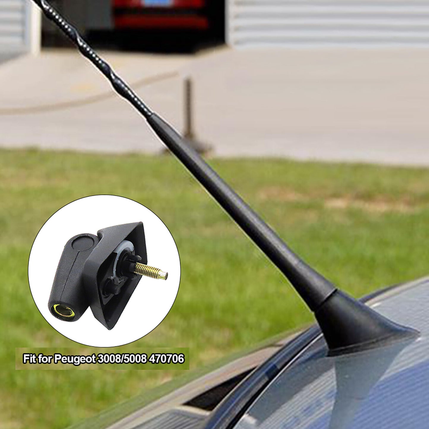 1Pcs Car Radio Signal Antenna base 656110 for Peugeot 106 206 306 Antenna Mount
