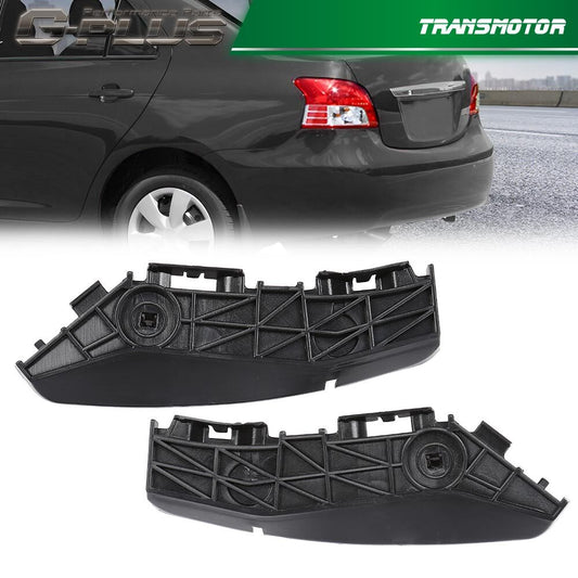 Bumper bracket fits 2007-2012 for Toyota Yaris with side locks, rear LH and right-hand side.