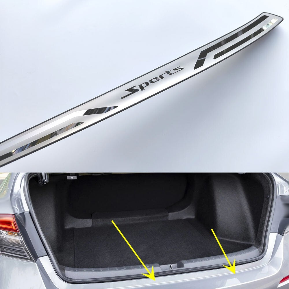 For 2023 for Honda for Civic Car Accessories Rear Bumper Protector Scuff Guard Cover