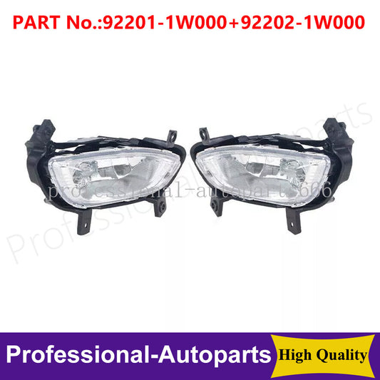 1. Dual front fog light/driving light transparent lens for Kia Rio K2 sedan (2012-2015)