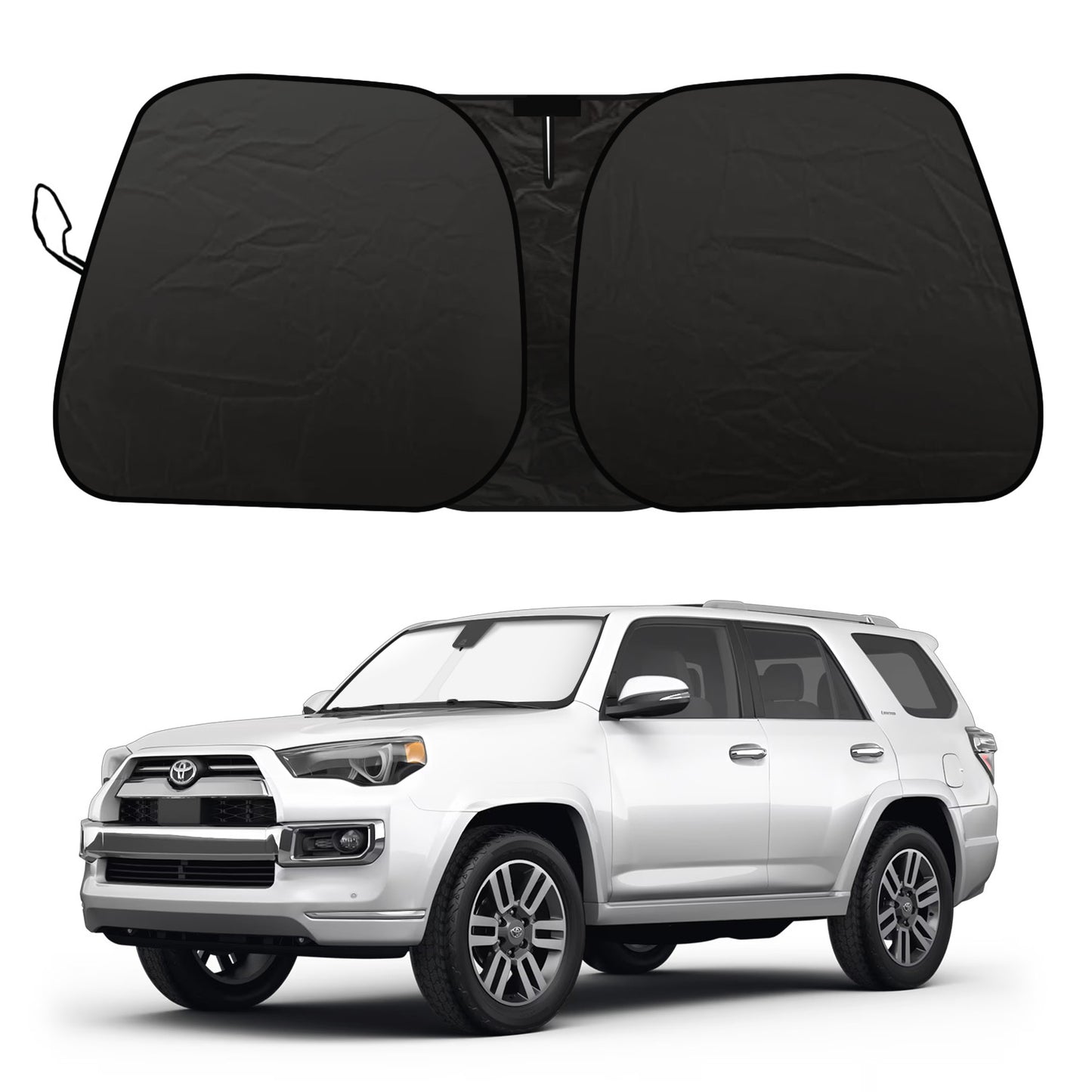 For 2010-2025 for Toyota 4Runner Car Front Windshield Sun Shade Reflective UVs Cover