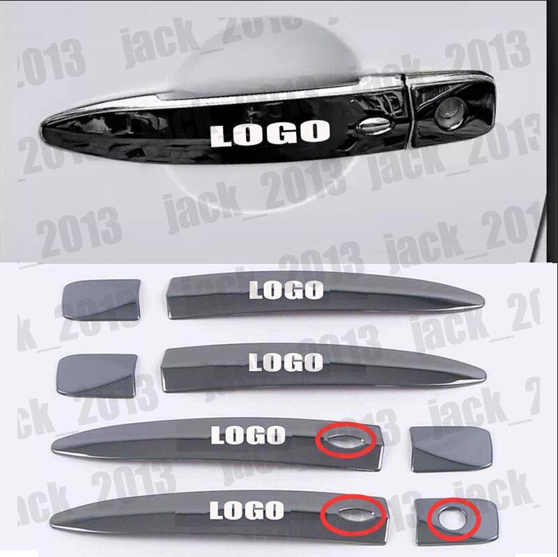 Black steel For 2013-2019 for Nissan Sentra Car Side for Smart Door Handle Covers Trim