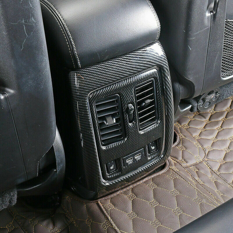 for Jeep Grand Cherokee 2011-2021 Carbon Fiber Rear Air Vent Outlet Cover Trim