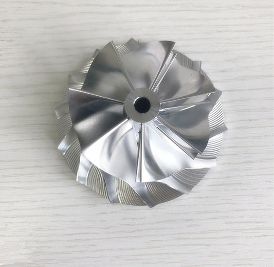 TD05H 7+7 Insert 60.27/82.32 mm Ultra-thin Insert Turbine Milling/Burdle Compressor Wheel