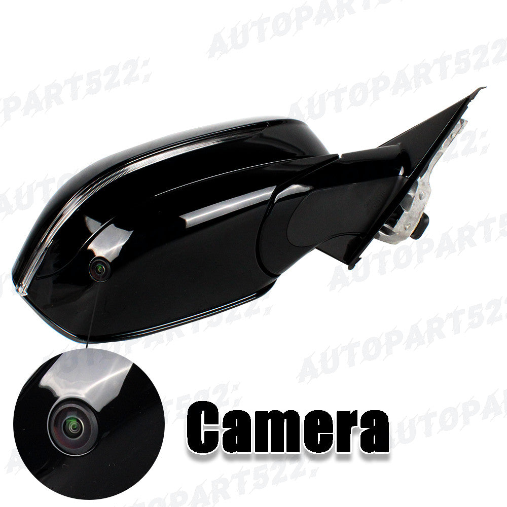 Right Passenger Side Mirror with Camera for BMW G20 G28 2019-2023 Black 9 Pins