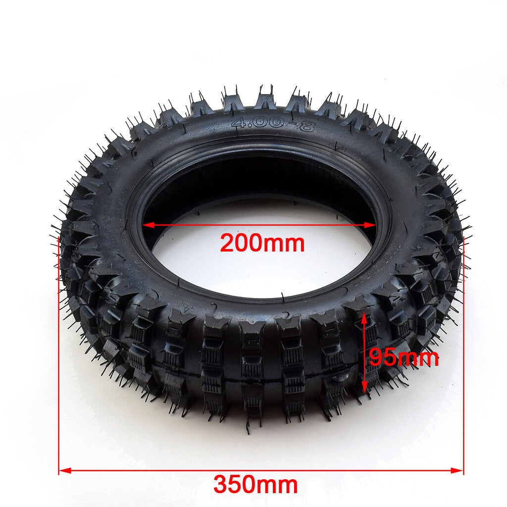 4.00-8 Tire STUD Tyre Lawn Tractor Wagon Snowblower Off-Road ATV Buggy UTV