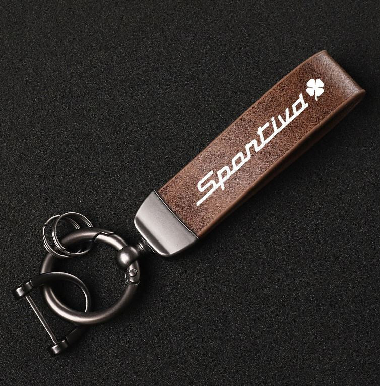 Car keychain/key ring with lanyard, car accessories, JDM, black, suitable for Lexus .