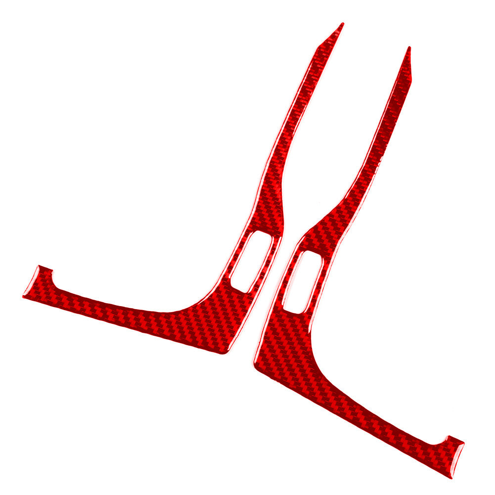 Red Dashboard Side Air Vent Outlet Cover Trim for Jeep Cherokee 2014-2023