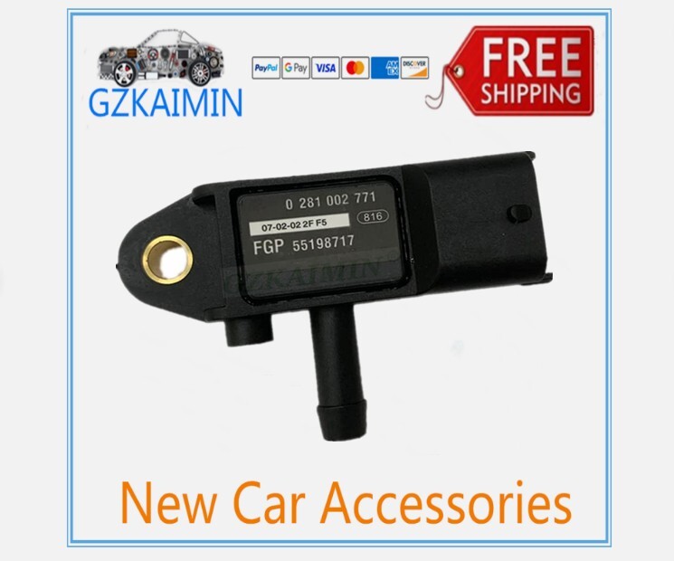 Equipment Manufacturer 0281002771 - Exhaust Pressure Differential Sensor for Fiat for OPEL COMBO for CORSA C