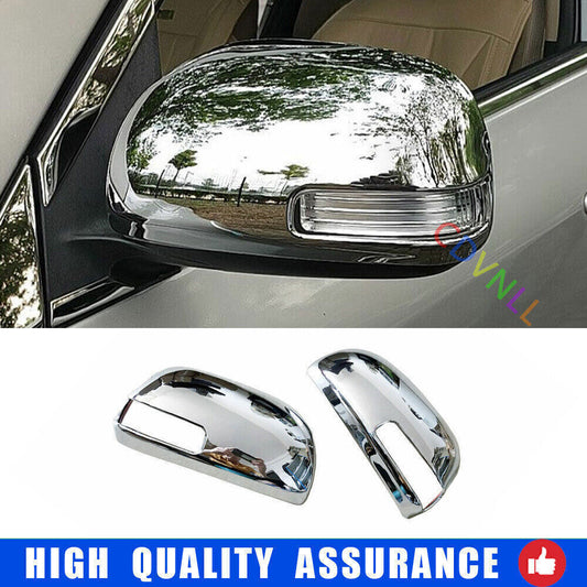 for Toyota RAV4 2006-12 Chrome Style Exterior Reversing Mirror Decor Cover Trim