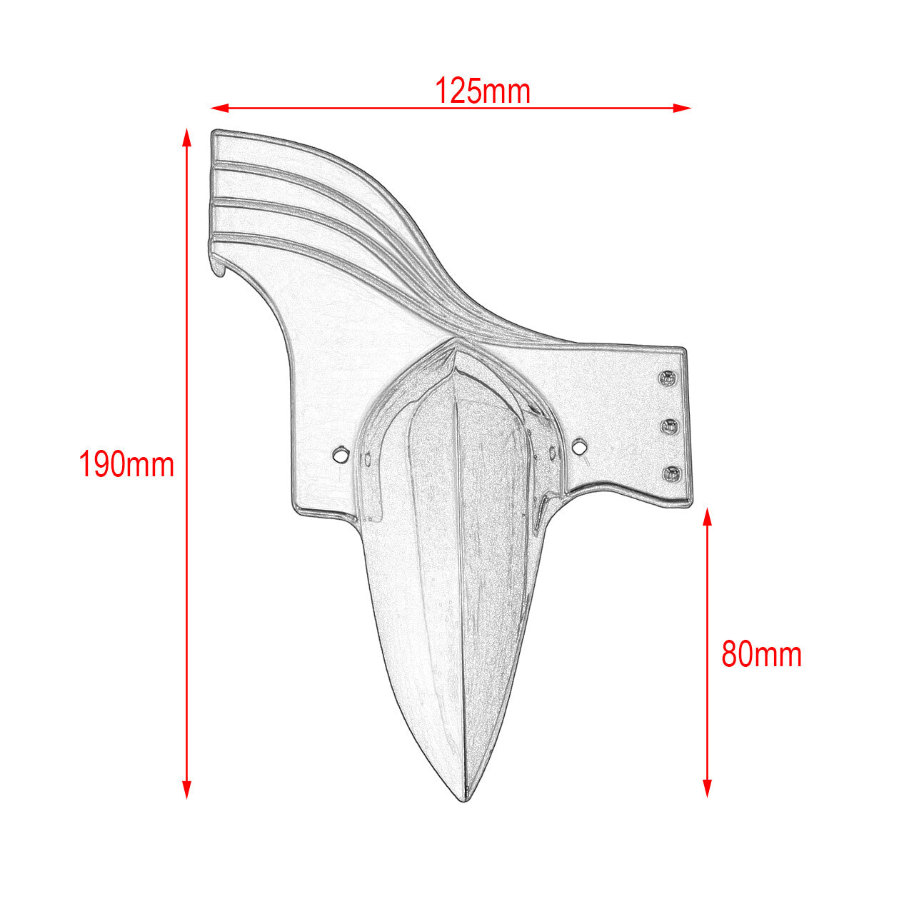 Chrome Lower Front Frame Plastic Cover for Harley Electra Road Glides 1991-2024