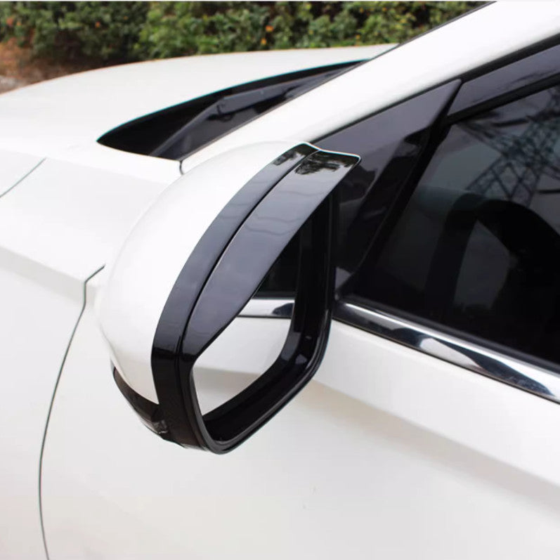 for Nissan Altima 2019-2025 Bright Black Rearview Mirror Rain Eyebrow Trim