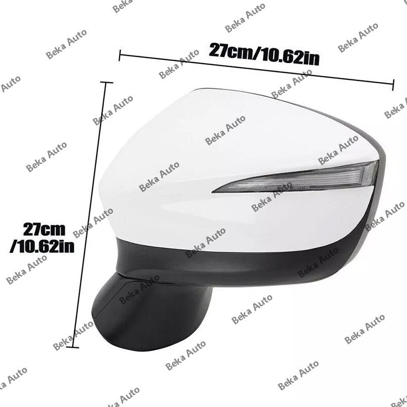 Pair for Mazda CX5 2015 2016 2017 LHRH Side Mirror W/ Signal Blind Spot (9pin)
