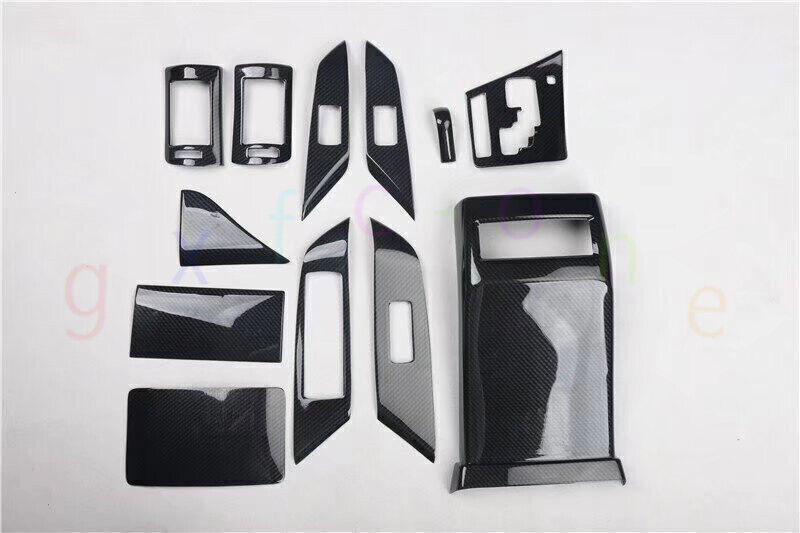 for LEXUS 10-15 RX350 450h Glossy Black Centre Interior Decoration Kit Cover 12P