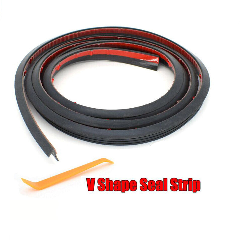 2-meter Weatherstrip automotive rubber door side window V-shaped edge molding sealing strip