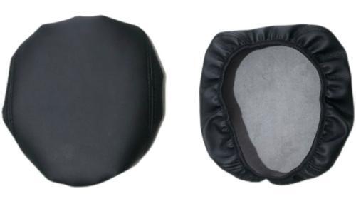 Black leather console armrest box panel cover for Toyota Highlander 2008 - 2013