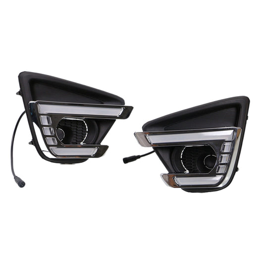 1 pair of LED front daytime running lights and fog lights for Mazda CX-5 12-16 AT