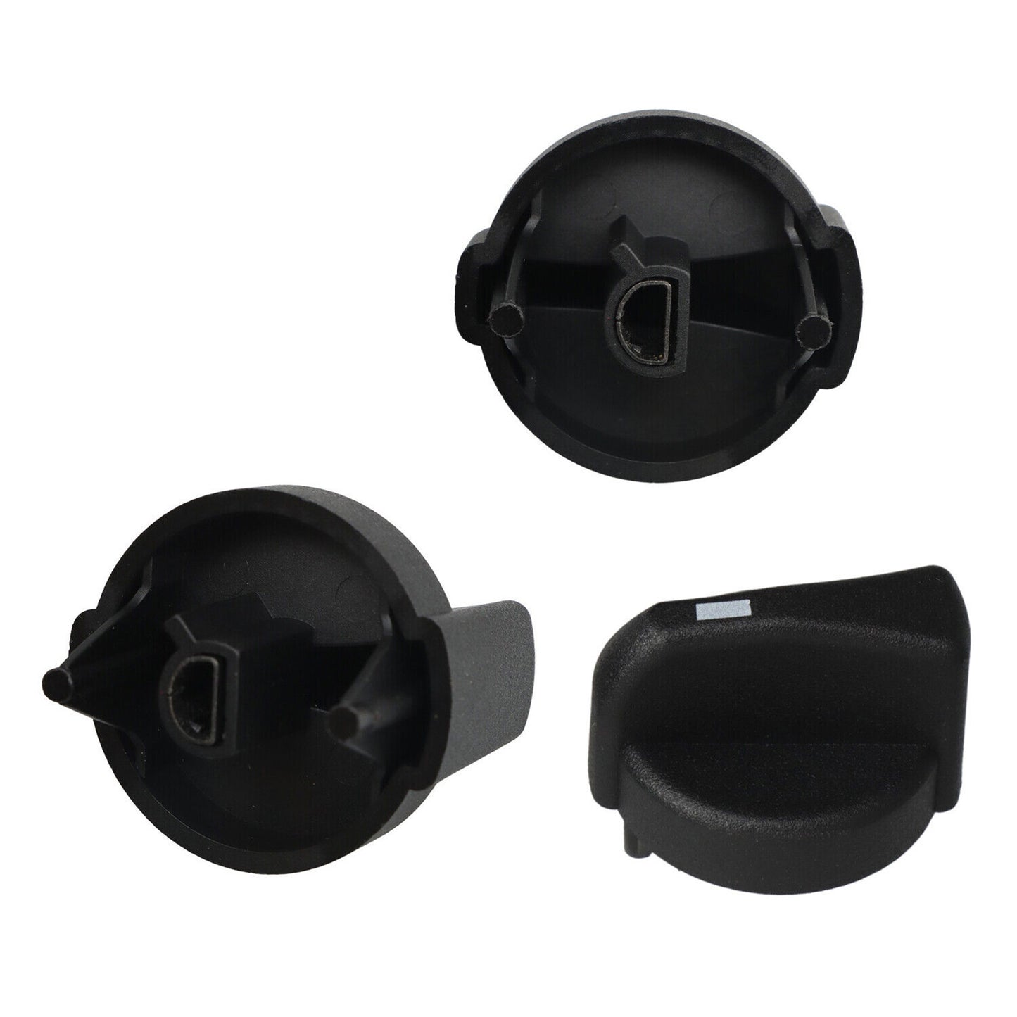3x AC Heater Control Knobs Kits for Peterbilt Models 1987-2011 121-0001-000