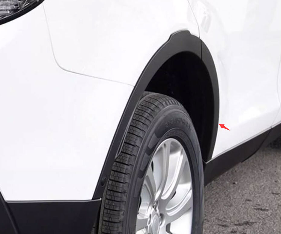 Black Front Eyebrow Arche Fender LH Rear Wheel for Range Rover Evoque 2012-2019