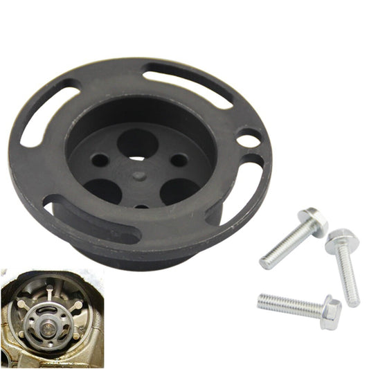 Chain-driven water pump sprocket retainer tool suitable for GM 2.2 and 2.4L EcoTech engines