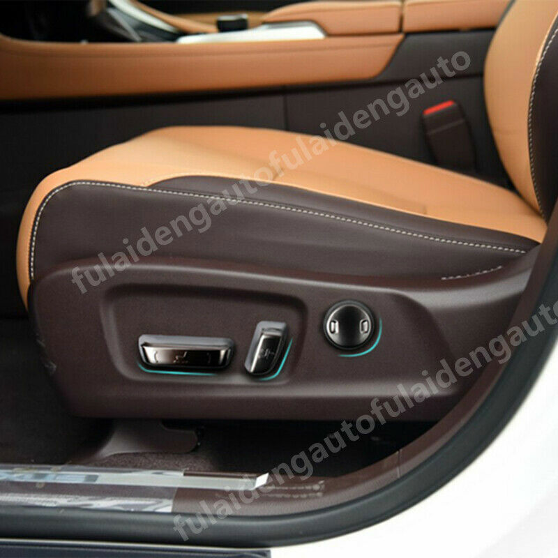 for Lexus RX350/450H 2016-2021 Inner for Seat Adjust Switch Button Cover Trim Silver