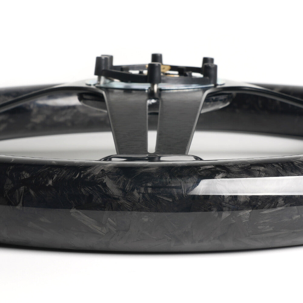 14INCH Universal Racing Steering Wheel Drifting Deep Dish Forged Carbon Fiber