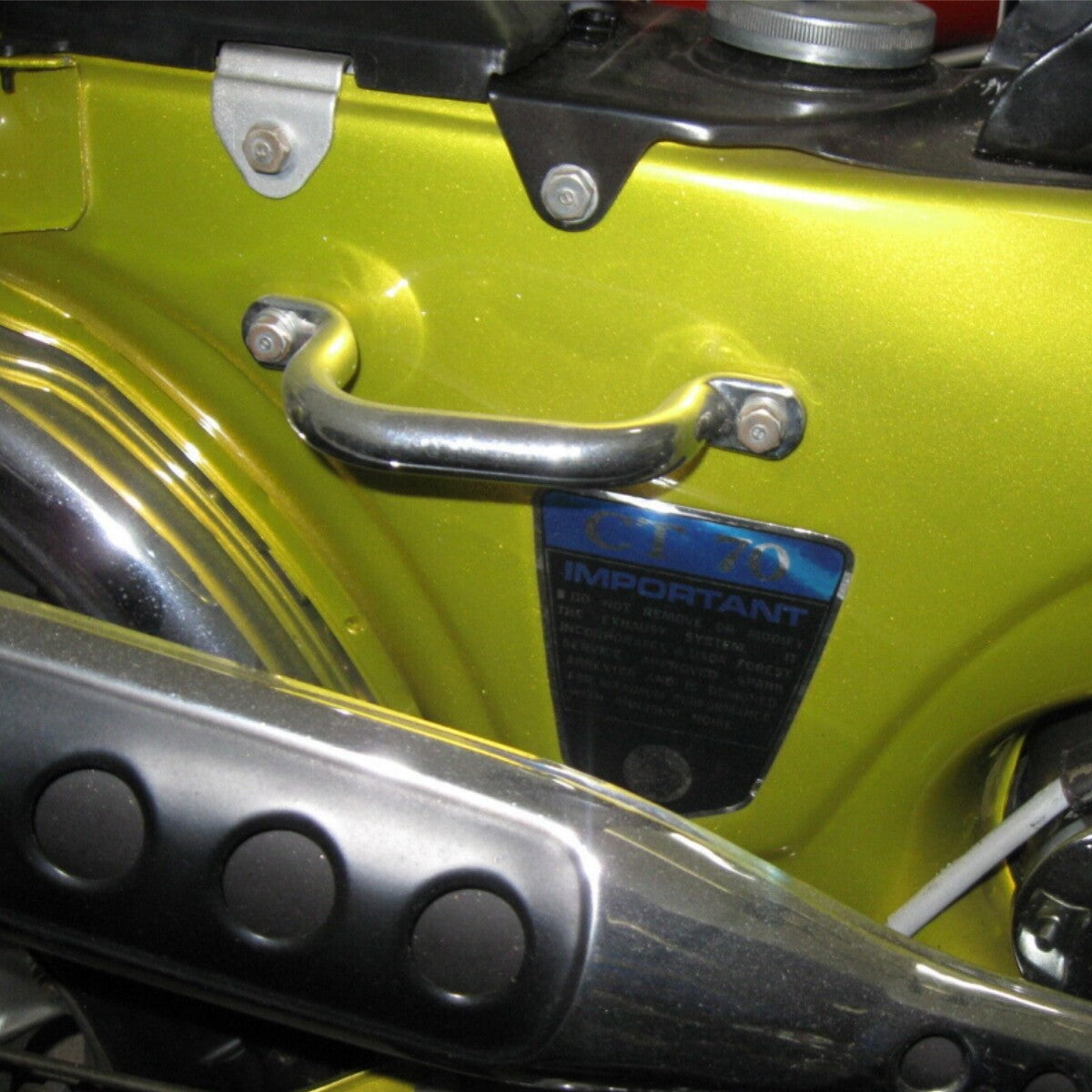 new replica of the drop handle for Honda CT70 frame GRAB BAR 1969-1978.