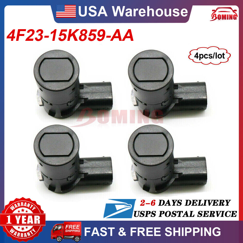 4pcs New 4F23-15K859-AA Reverse Backup PDC Parking Sensor for Ford F150 F250