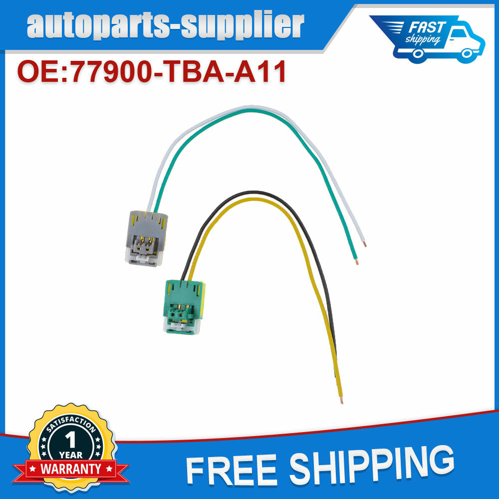 2-pack Driver Clock Spring Plug Connectors for Honda for Civic 16-19 77900TBAA11