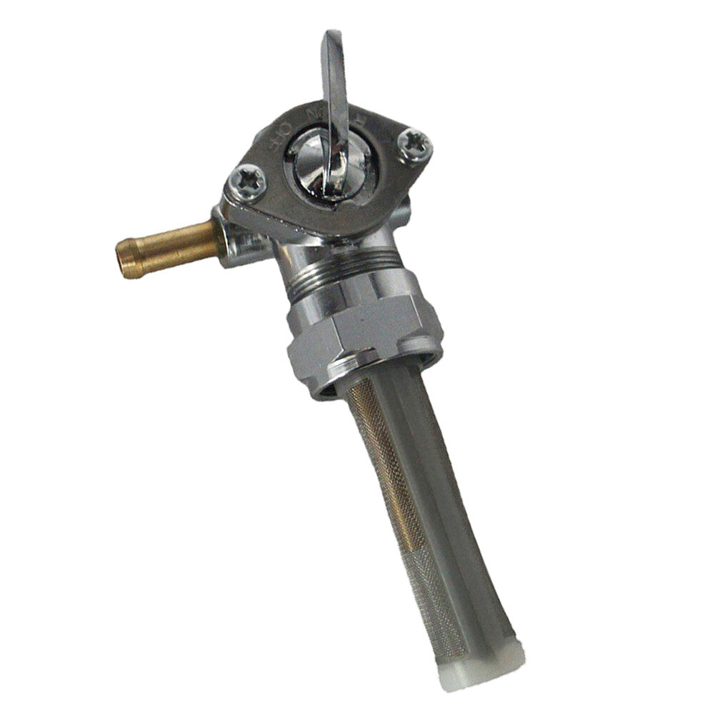 22mm Right Spigot Gas Tank Fuel Valve Petcock Switch for Harley Davidson Dyna
