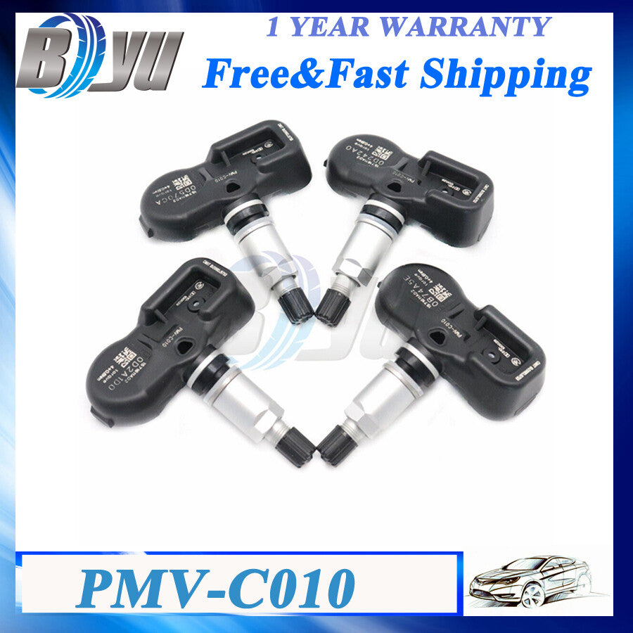 4PCS TIRE PRESSURE SENSOR for Toyota for Lexus for Scion 42607-06020 PMV-C010 New TPMS