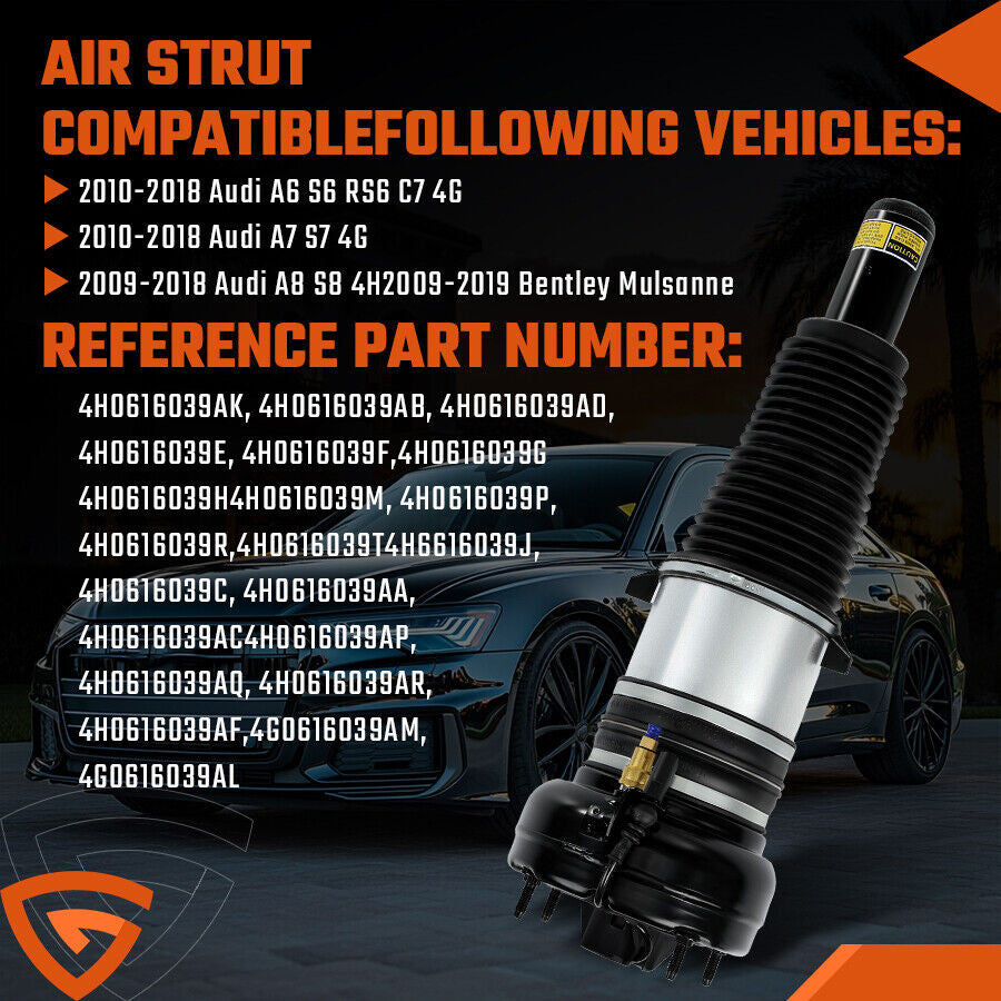 for Audi for A8 S8 D4 4H Quattro 1X Front Air Suspension Strut 4G0616039AB KY