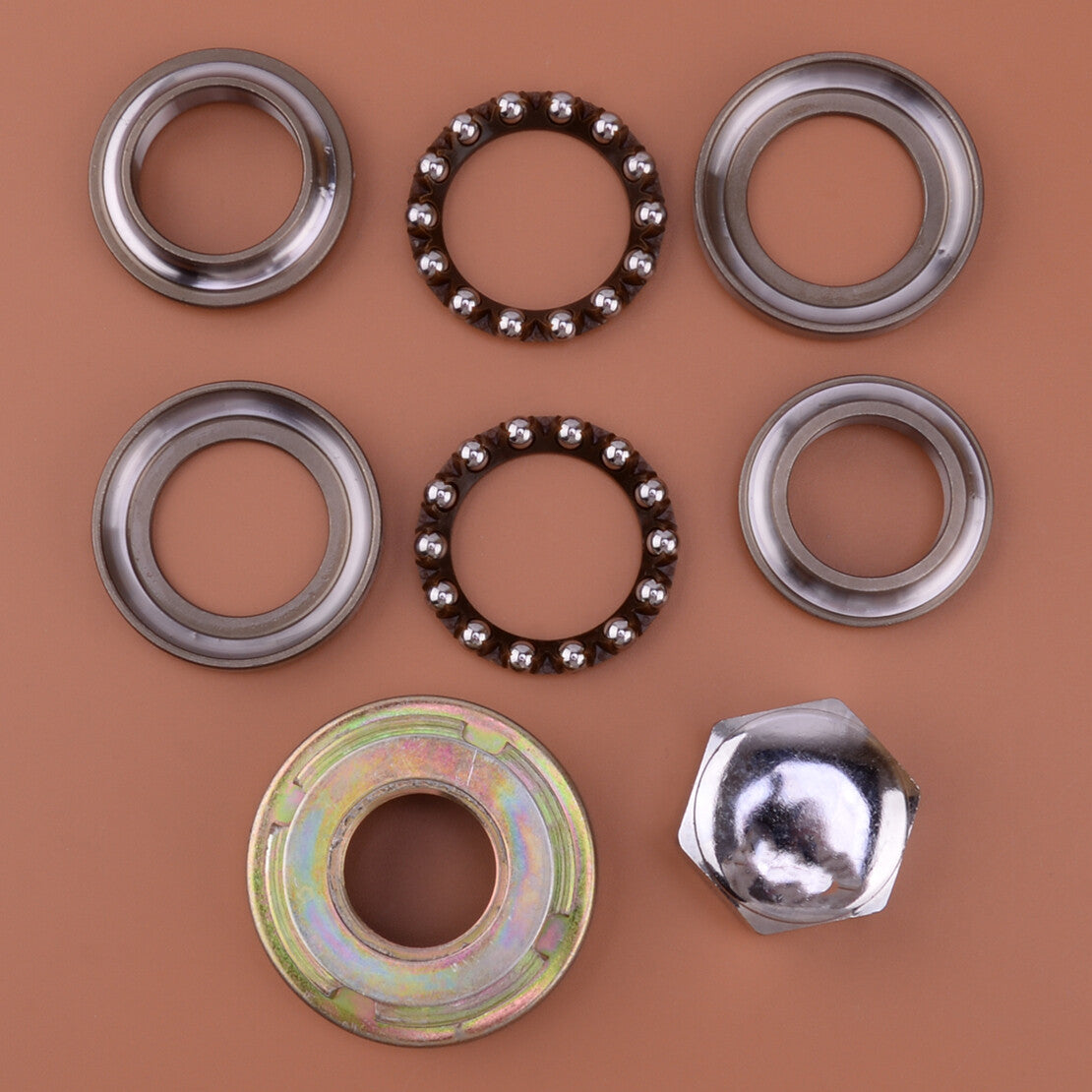 Steering Bearing Fork Stem Assembly Fit for Honda ATC125M ATC185 ATC200ES ATC70