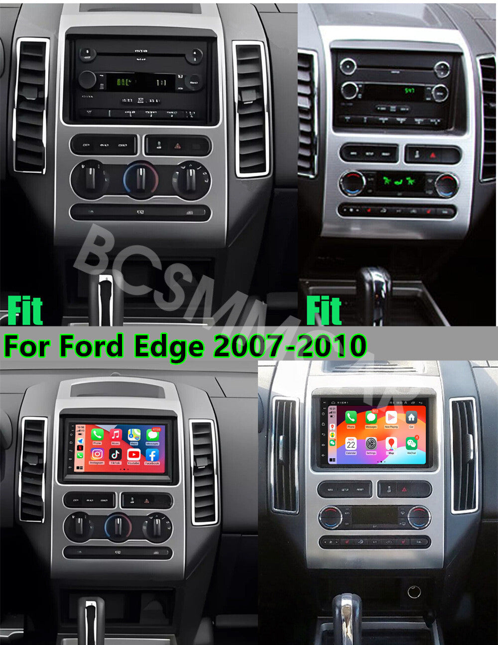 Fit For 2007-2010 for Ford Edge 7 Android 13 Carplay Car Stereo Radio GPS WIFI BT