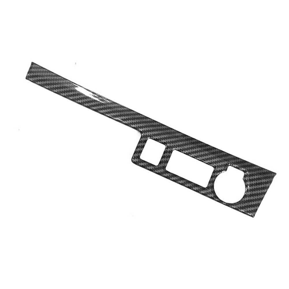 Carbon Fiber Inner Cigarette Lighter USB Cover Trim for Toyota Highlander 21-22