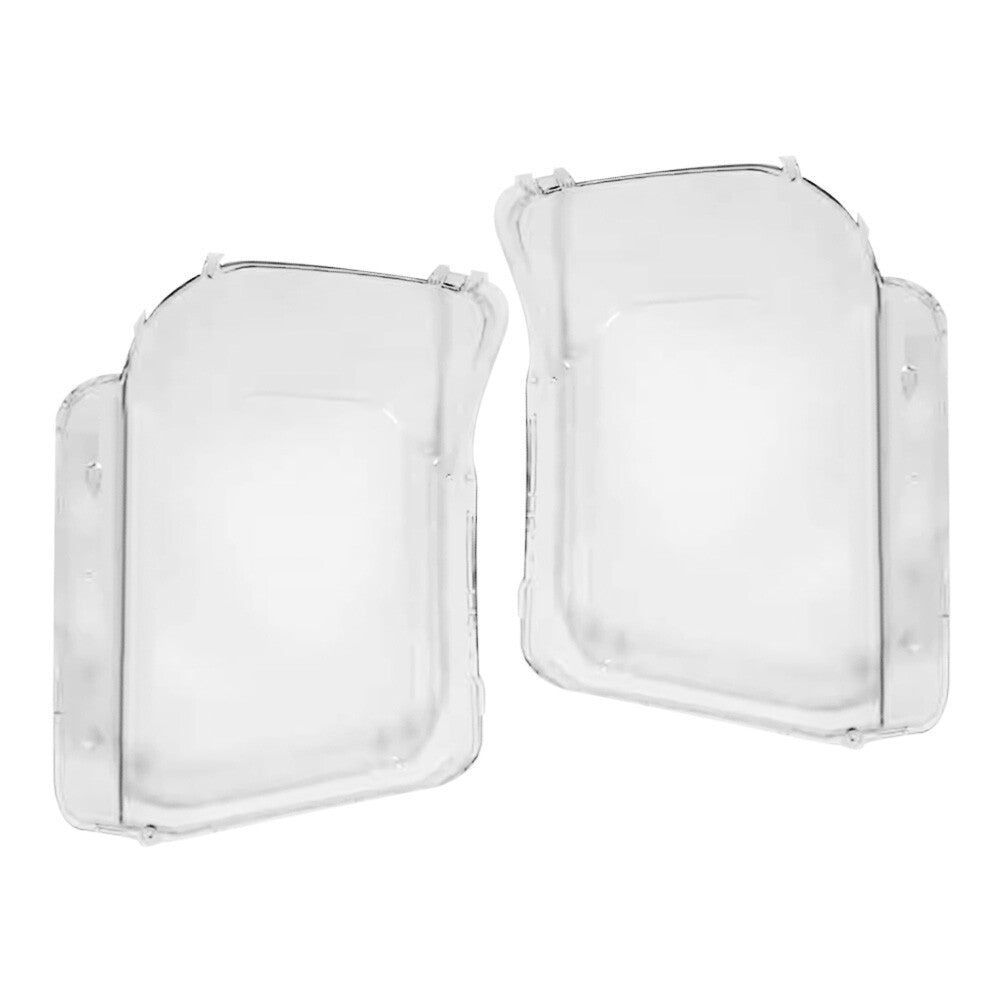 Fits for Sierra 1500 2500 14-18 2x LH RH Headlamp Lens Cover Clear no Glue