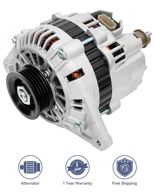 For 2005 2006 2007 for Mitsubishi Lancer L4 Silver 105 Amp Alternator AMT0170 11170