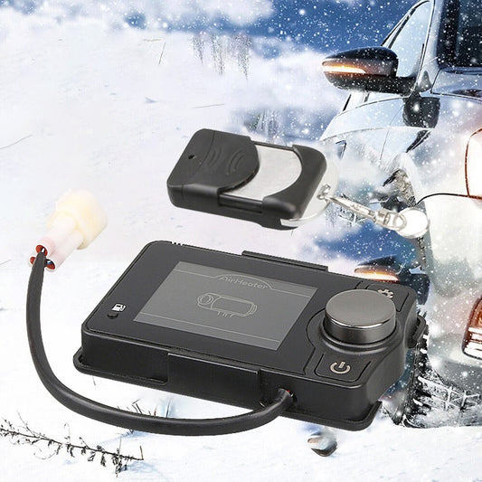12V/24V Compatible-BT Control Diesel Parking Heater LCD Switch + Remote Control