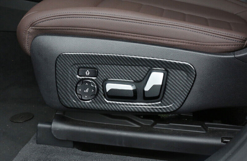 for BMW X3 G01 2018-2021 Carbon Fiber Inner for Seat Button Handle Panel Cover Trim