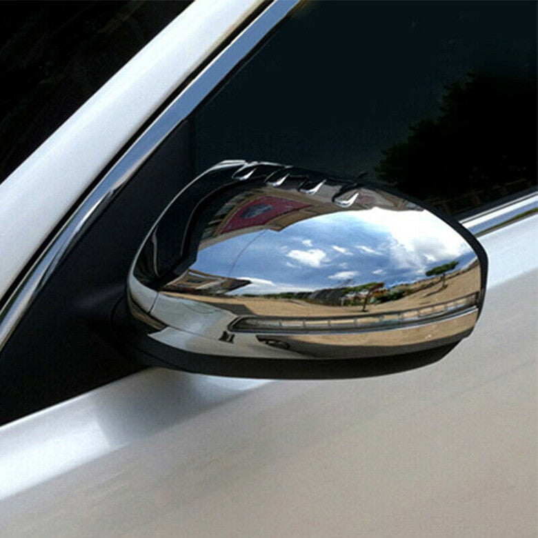 for Kia Optima 2011-2015 Chrome Exterior Rear View Side Door Mirror Cap Cover 2X