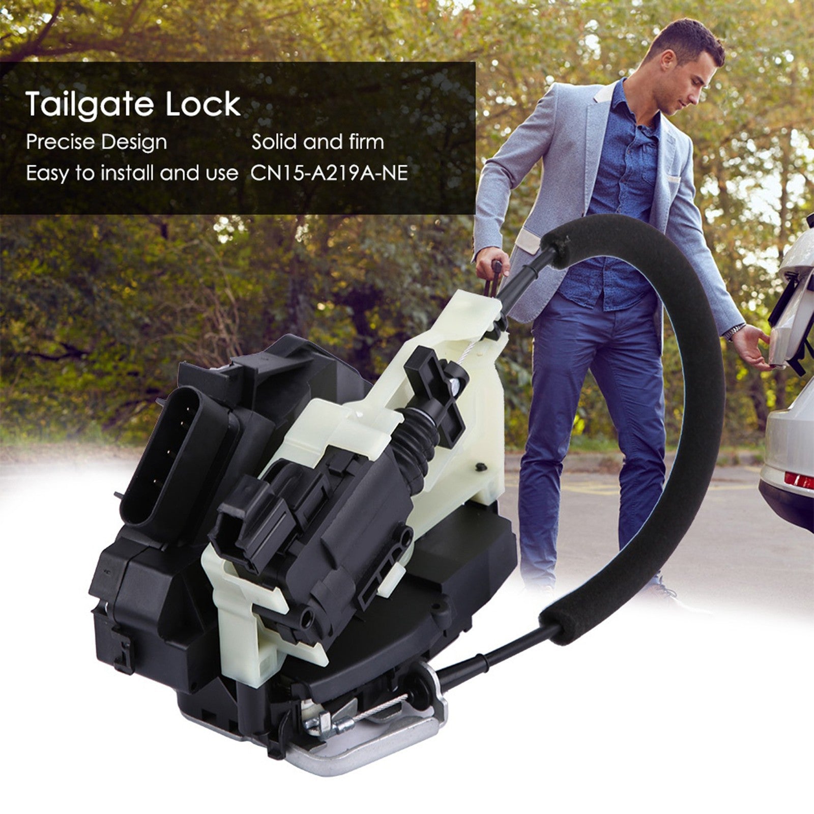 Car Boot Tailgate Lock Latch Tailgate Trunk Latch Actuator Steel Liftgate Lock