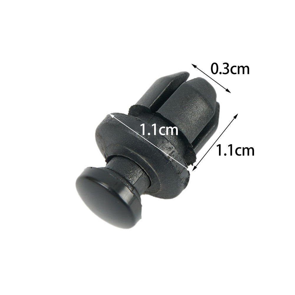11mm Head Dia Fairing Clips Black Bodywork for Honda Blackbird CBR1100 for