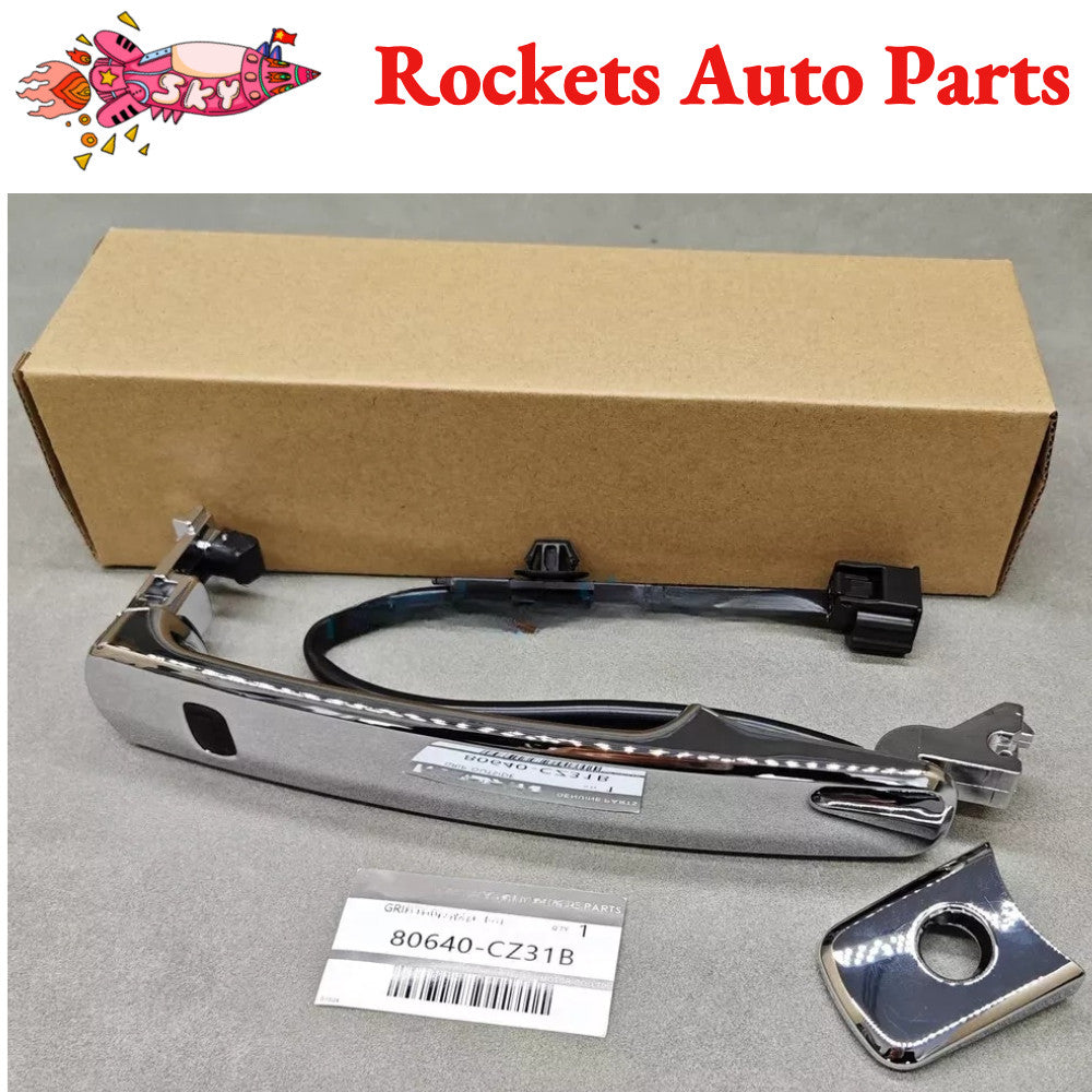 Front Passenger Side Exterior Door Handle Chrome Fits 2010-2013 for Nissan Rogue